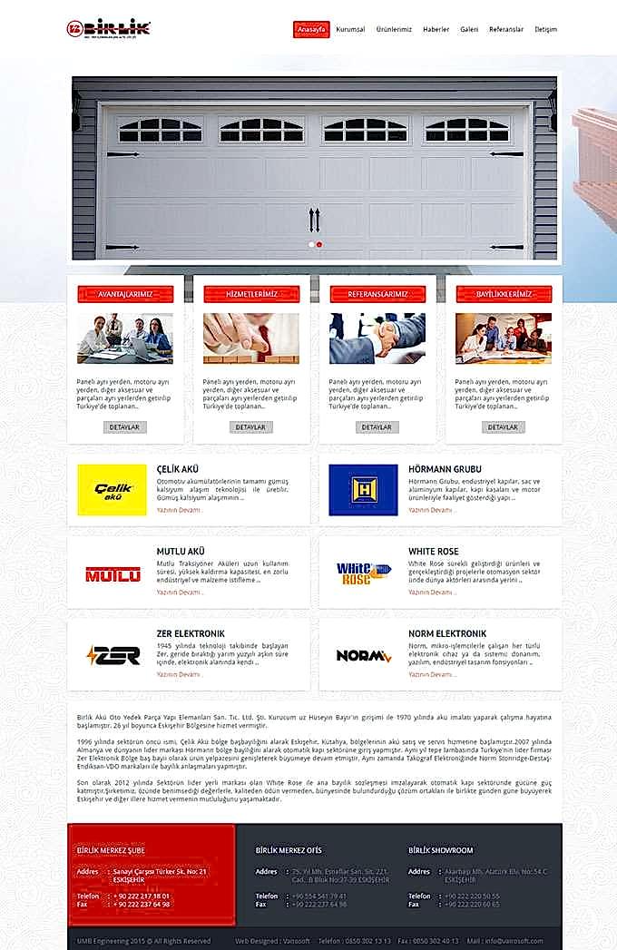 Birlik Otomasyon Web Tasarımı